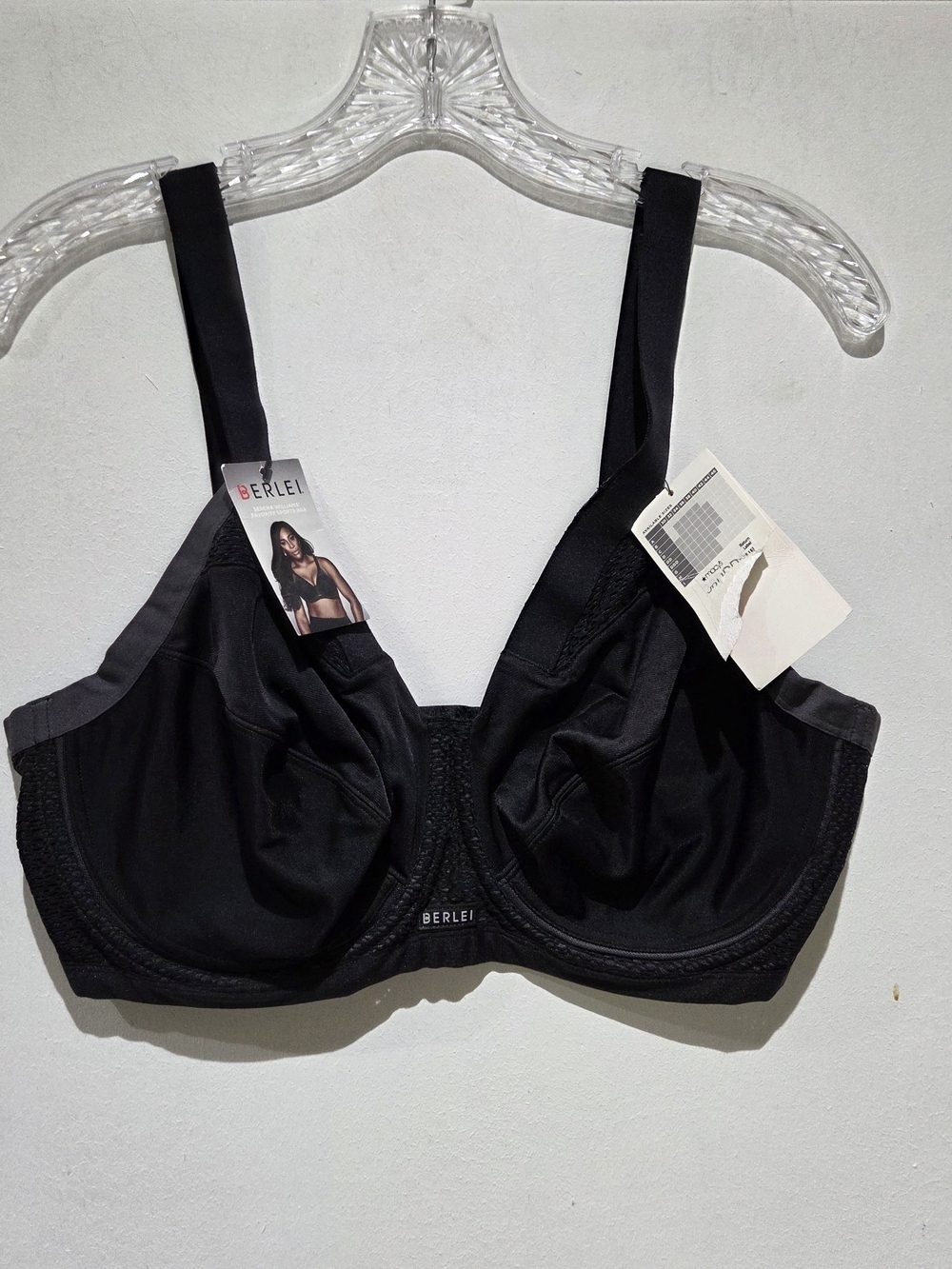 Berlei Black Support Bra with Structured Cups